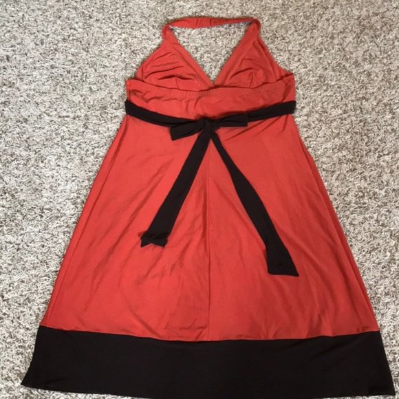 Y2K Nouvelle Couture Custom Tailored Flouncy Retro Halter Dress - Picture 3 of 10